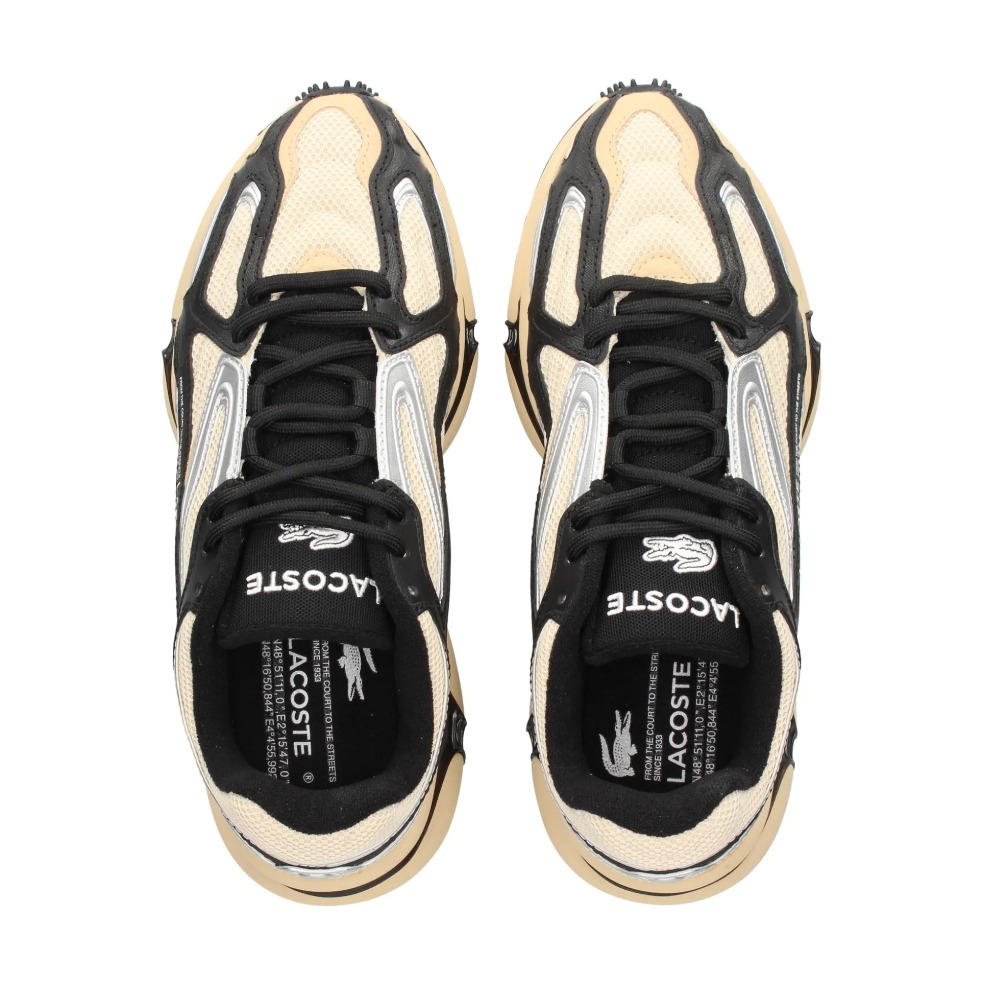 LACOSTE Zapatillas de Hombre 47SMA0013 3E8 LT TAN/BLK