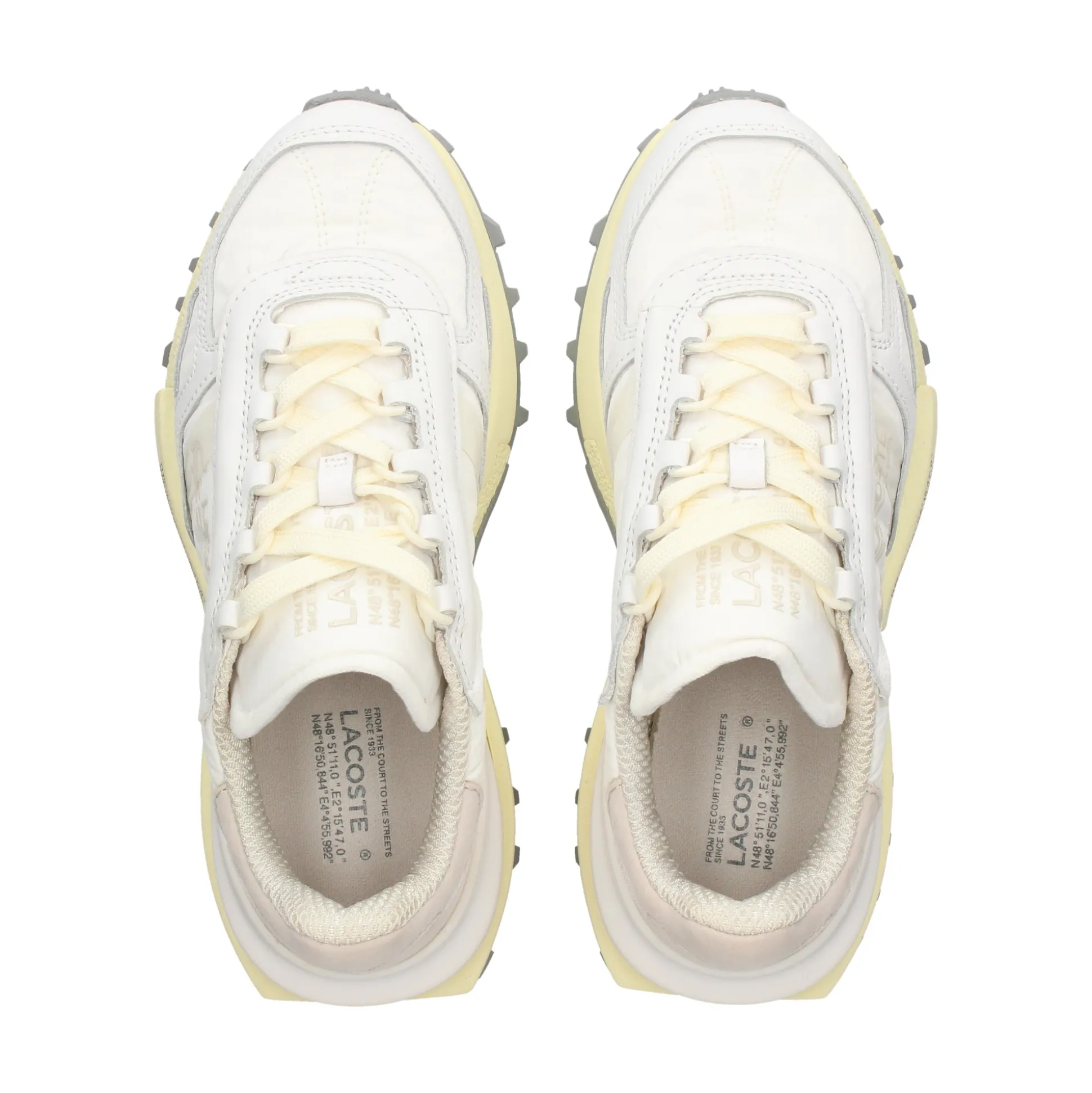 LACOSTE Zapatillas de Mujer 48SFA0075 2H8 WHT/LT YLW