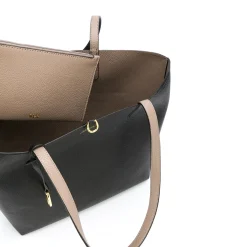 LAUREN RALPH LAUREN Bolsos RVRSBLE TOTE 001 BLACK/TAUPE