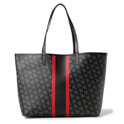 LAUREN RALPH LAUREN Bolsos COLLINS 36 TOTE LARGE 001 BLACK/STRPE