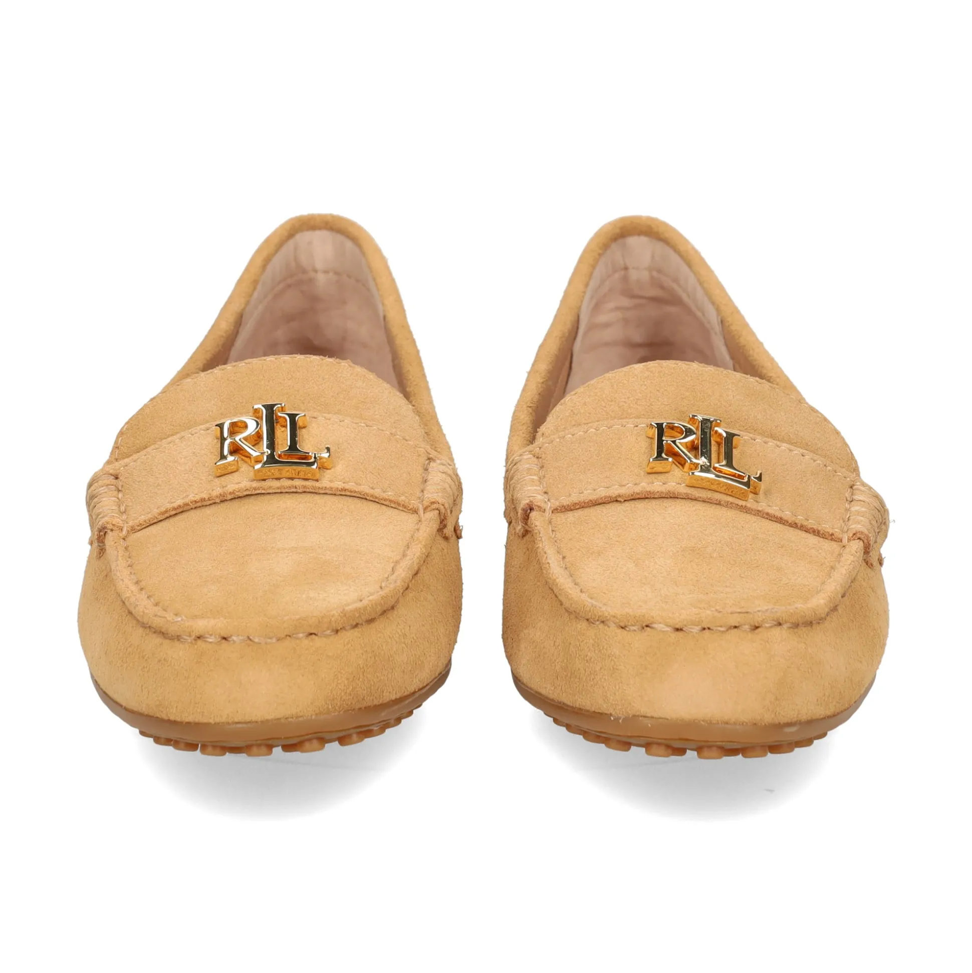 LAUREN RALPH LAUREN Mocasines de Mujer BARNSBURY FLATS DRIVER 001 CAMEL