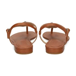 LAUREN RALPH LAUREN Sandalias planas de Mujer ELLINGTON 002 SADDLE TAN