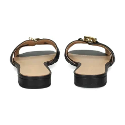 LAUREN RALPH LAUREN Sandalias planas de Mujer BLAIKE SLIDE 002 NEGRO