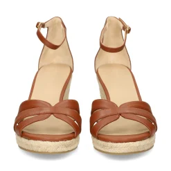 LAUREN RALPH LAUREN Sandalias cuña de Mujer NELLIE-ESPADRILLES 002 TAN