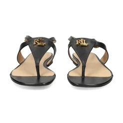 LAUREN RALPH LAUREN Sandalias planas de Mujer EVERLEY 001 NEGRO