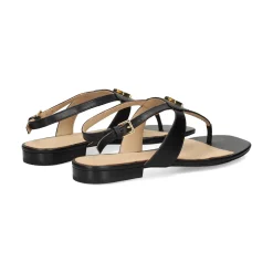 LAUREN RALPH LAUREN Sandalias planas de Mujer EVERLEY 001 NEGRO