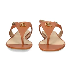 LAUREN RALPH LAUREN Sandalias planas de Mujer EVERLEY 002 TAN