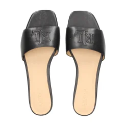 LAUREN RALPH LAUREN Sandalias planas de Mujer EVERLEY SLD 001 NEGRO