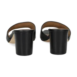 LAUREN RALPH LAUREN Sandalias con tacón de Mujer EVERLEY HEEL 001 NEGRO