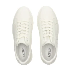 LAUREN RALPH LAUREN Zapatillas de Mujer AINSLEY-SNEAKERS 001 SNOW WHITE