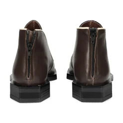 LE BOHÉMIEN Botines planos de Mujer G014 NEGRO