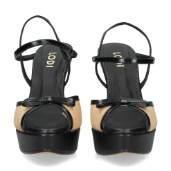 LODI Sandalias con plataforma de Mujer TERREN C2 NEGRO/ARENA