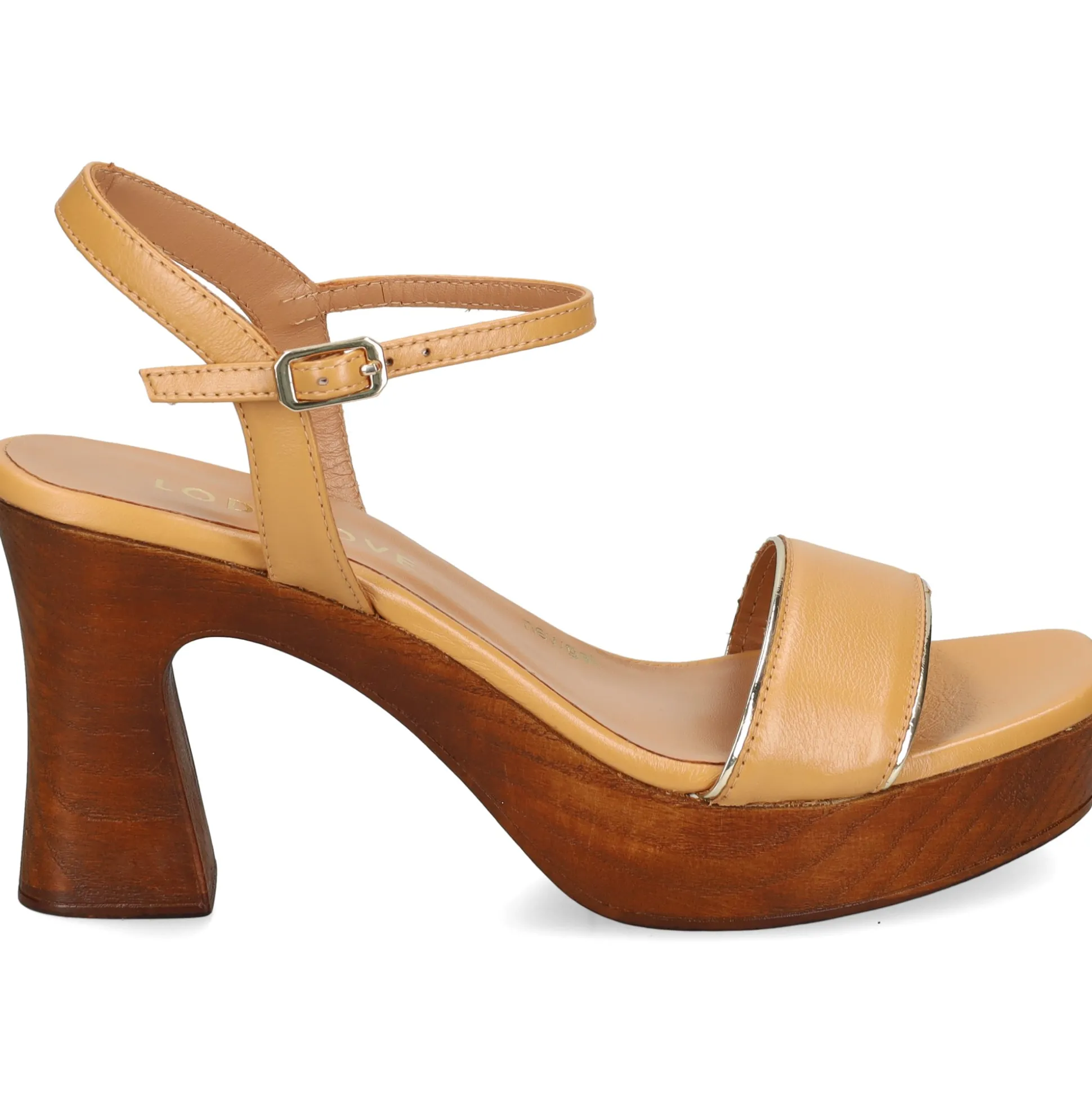 LODI Sandalias con plataforma de Mujer GIN4513 VEGAS CAMEL