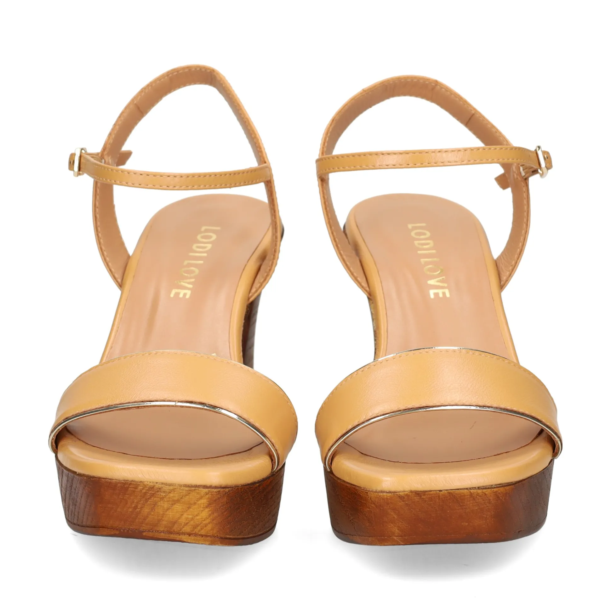 LODI Sandalias con plataforma de Mujer GIN4513 VEGAS CAMEL