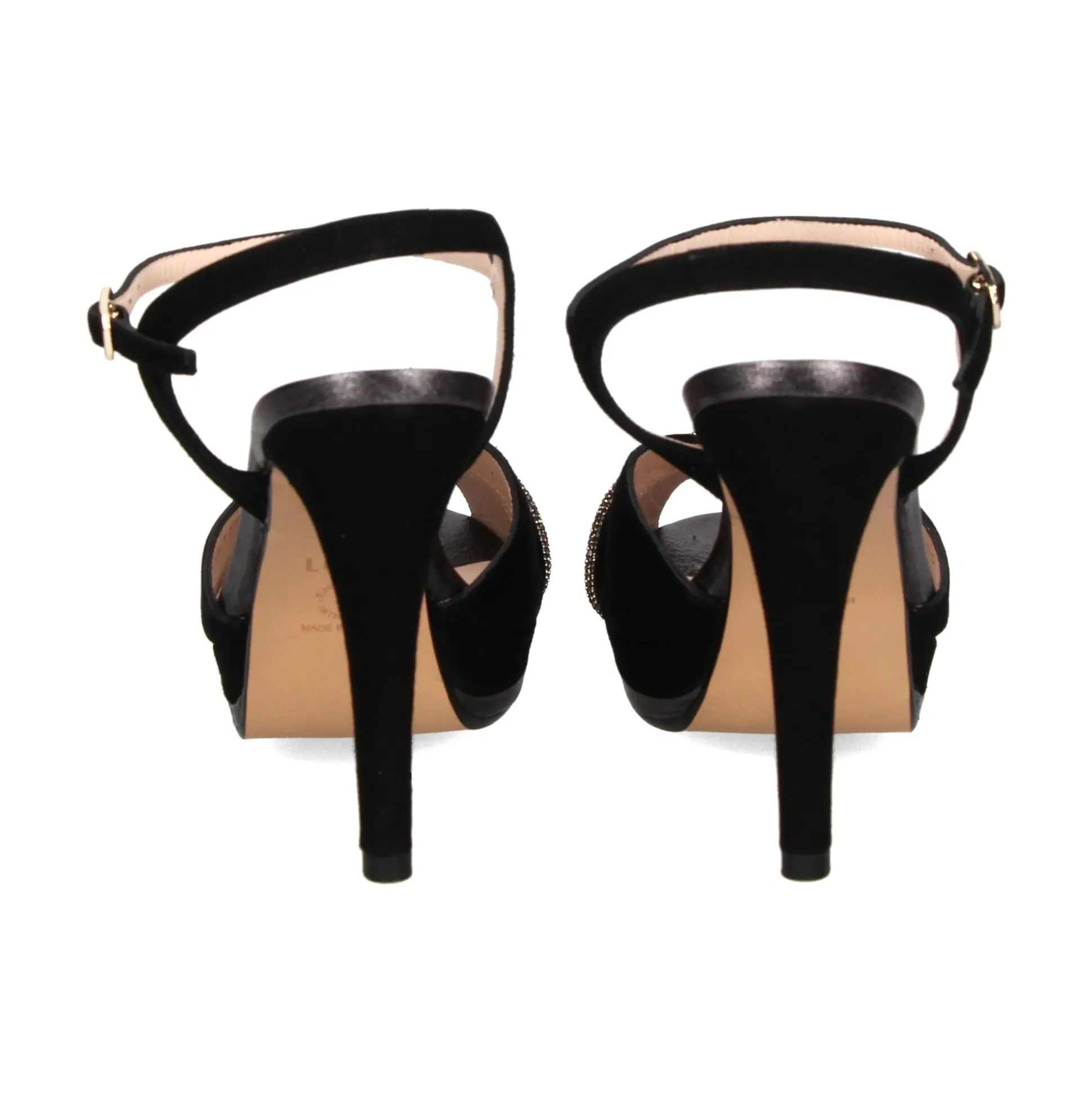 LODI Sandalias con plataforma de Mujer PASU NEGRO