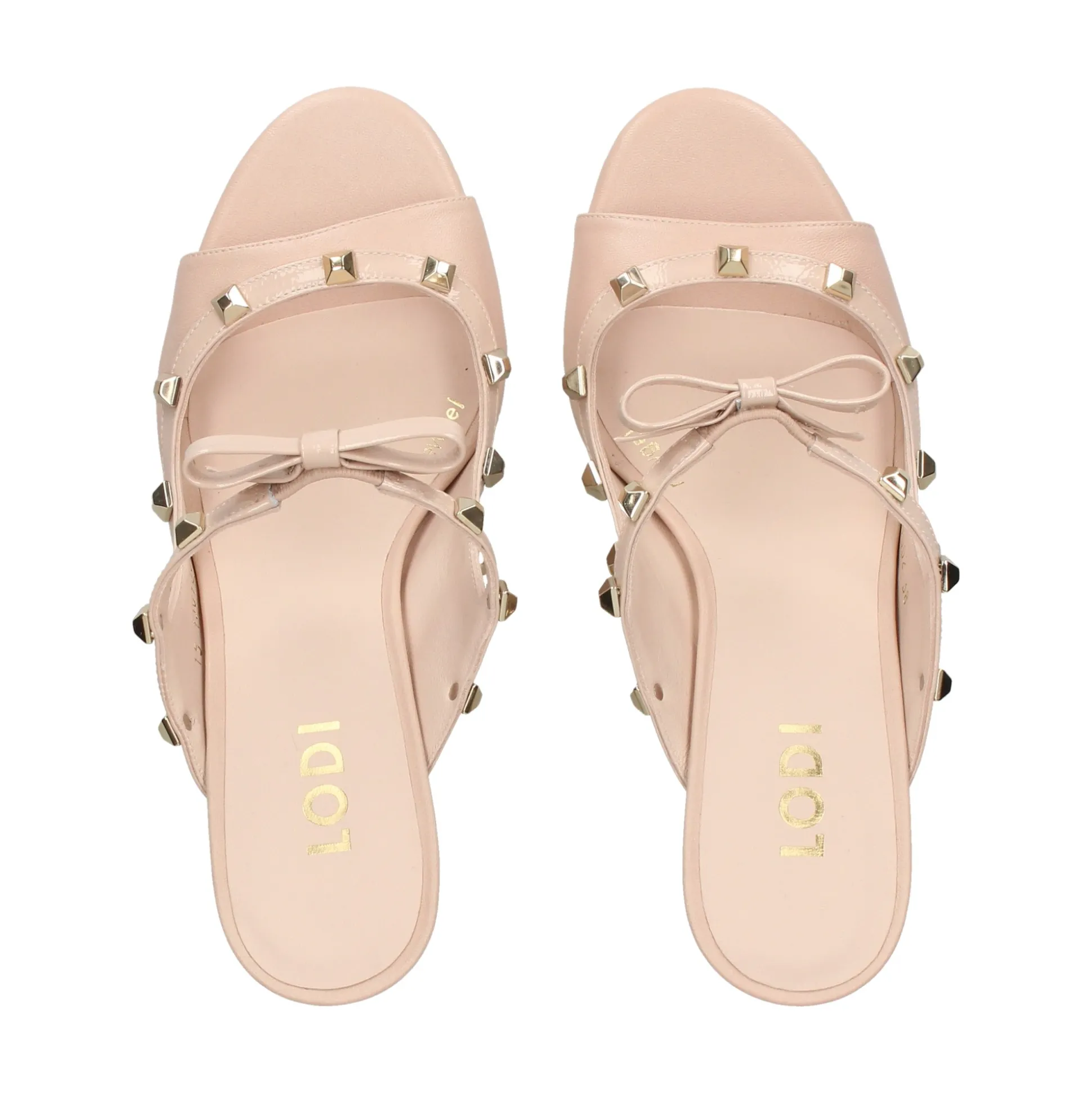 LODI Sandalias con tacón de Mujer LINIUS C101 NUDE/PETAL