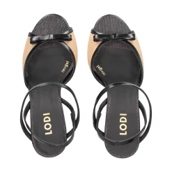 LODI Sandalias con tacón de Mujer LUANES NEGRO/ARENA