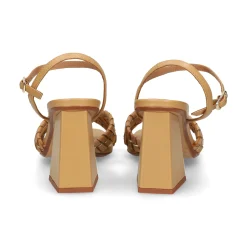 LODI Sandalias con tacón de Mujer GEI4381 CAMEL