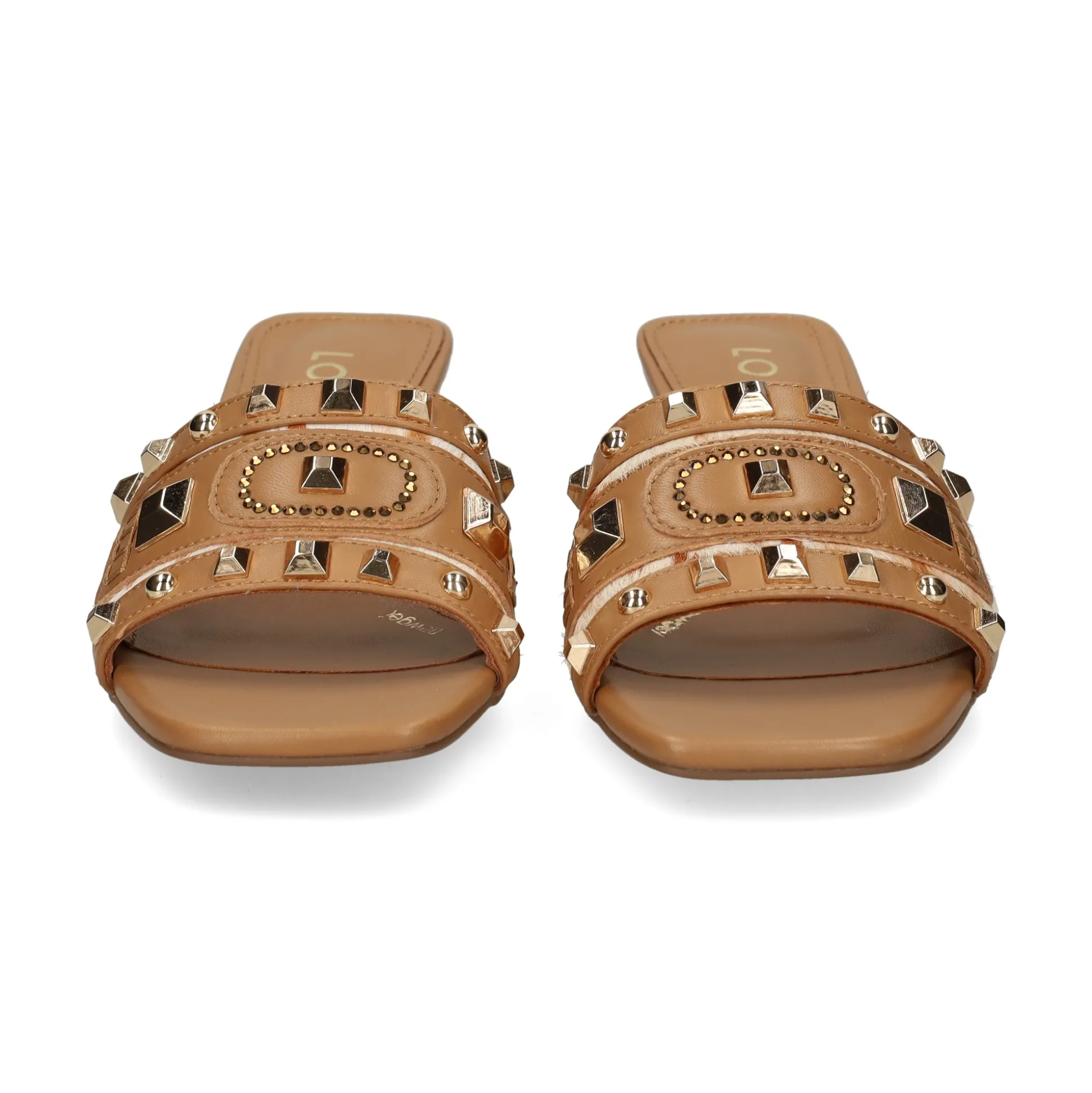 LODI Sandalias con tacón de Mujer A-ANTILA-P C2 CAMEL