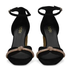 LODI Sandalias con tacón de Mujer WELTER NEGRO/TOPAZ