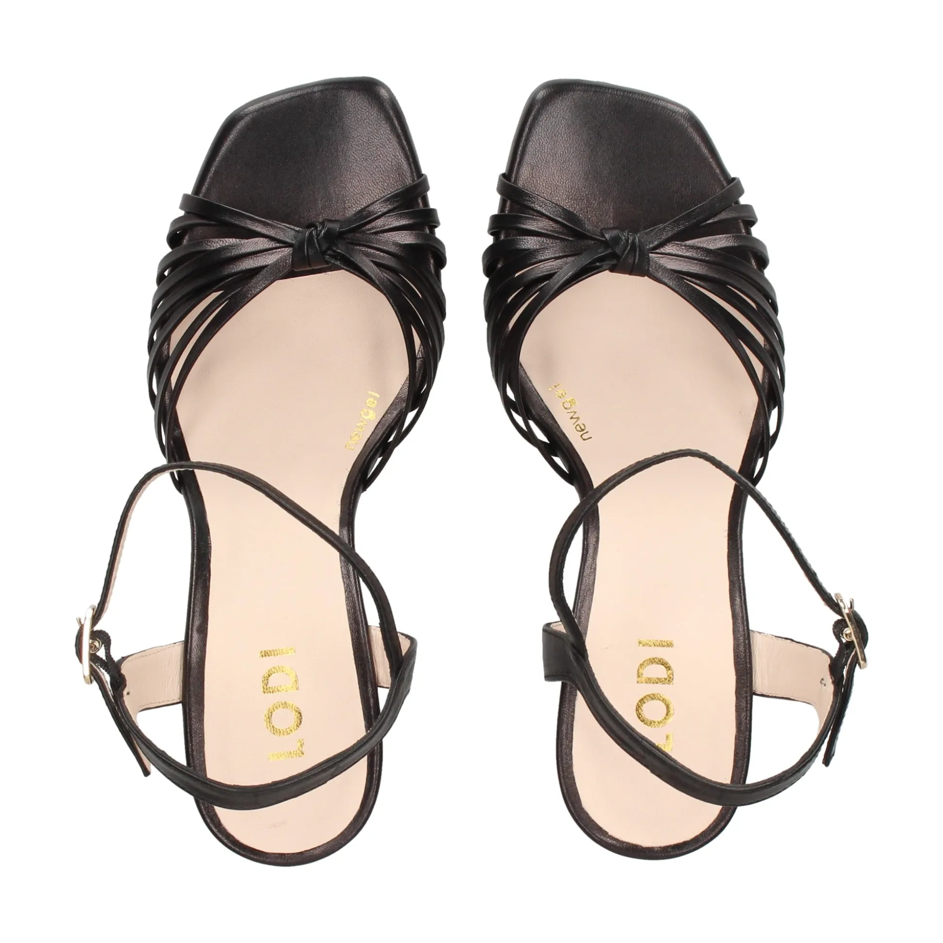 LODI Sandalias con tacón de Mujer LINCE NEGRO