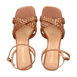 LODI Sandalias con tacón de Mujer MIL4377-SU CUERO C-6056