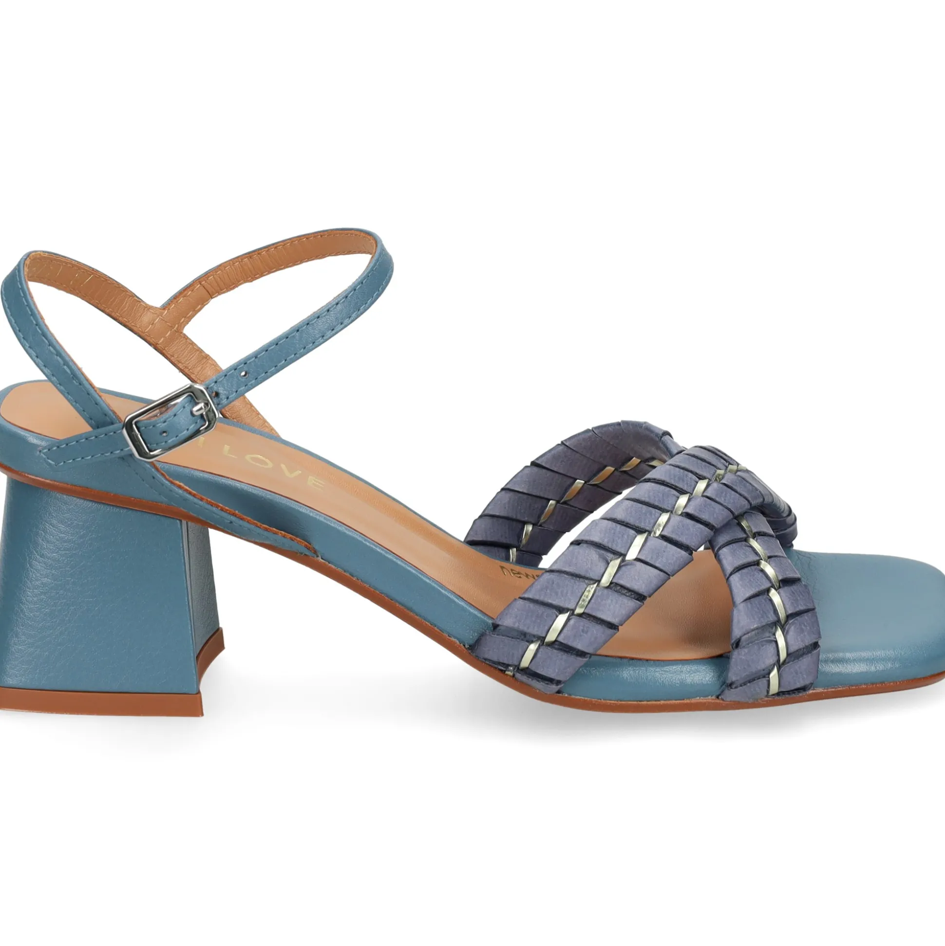 LODI Sandalias con tacón de Mujer MIL4377 JEANS