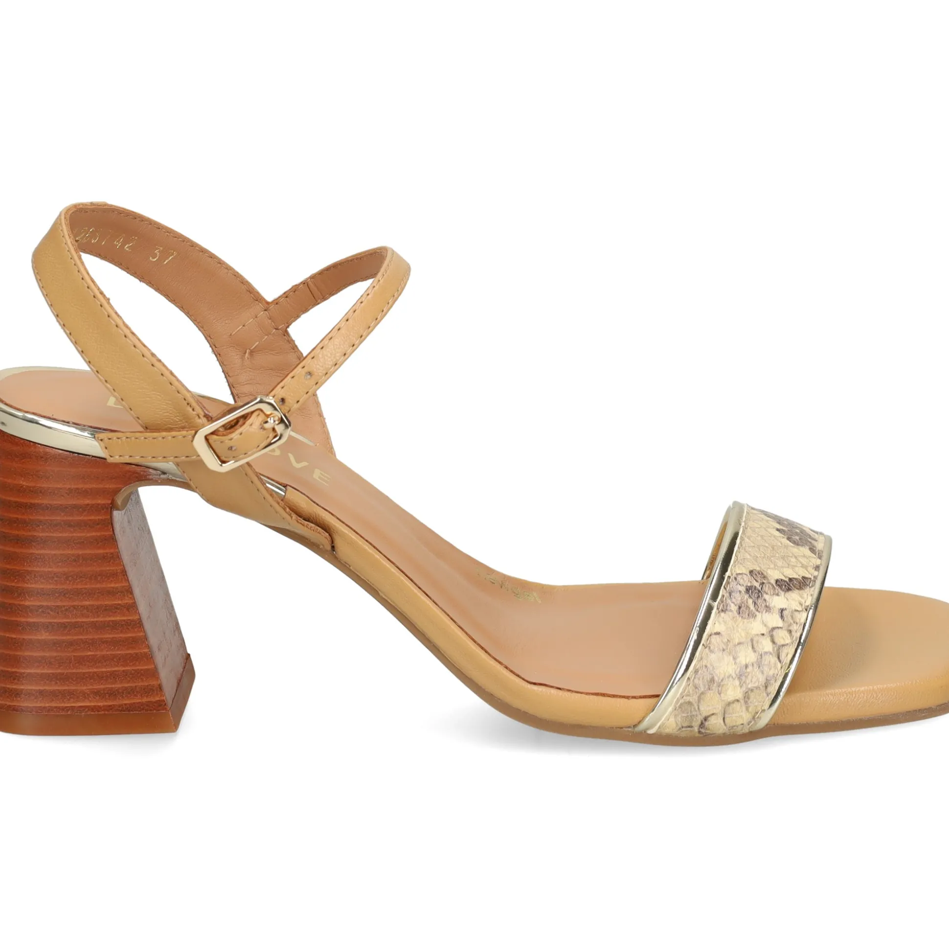 LODI Sandalias con tacón de Mujer BOT4436-SR REFLEJO CAVA