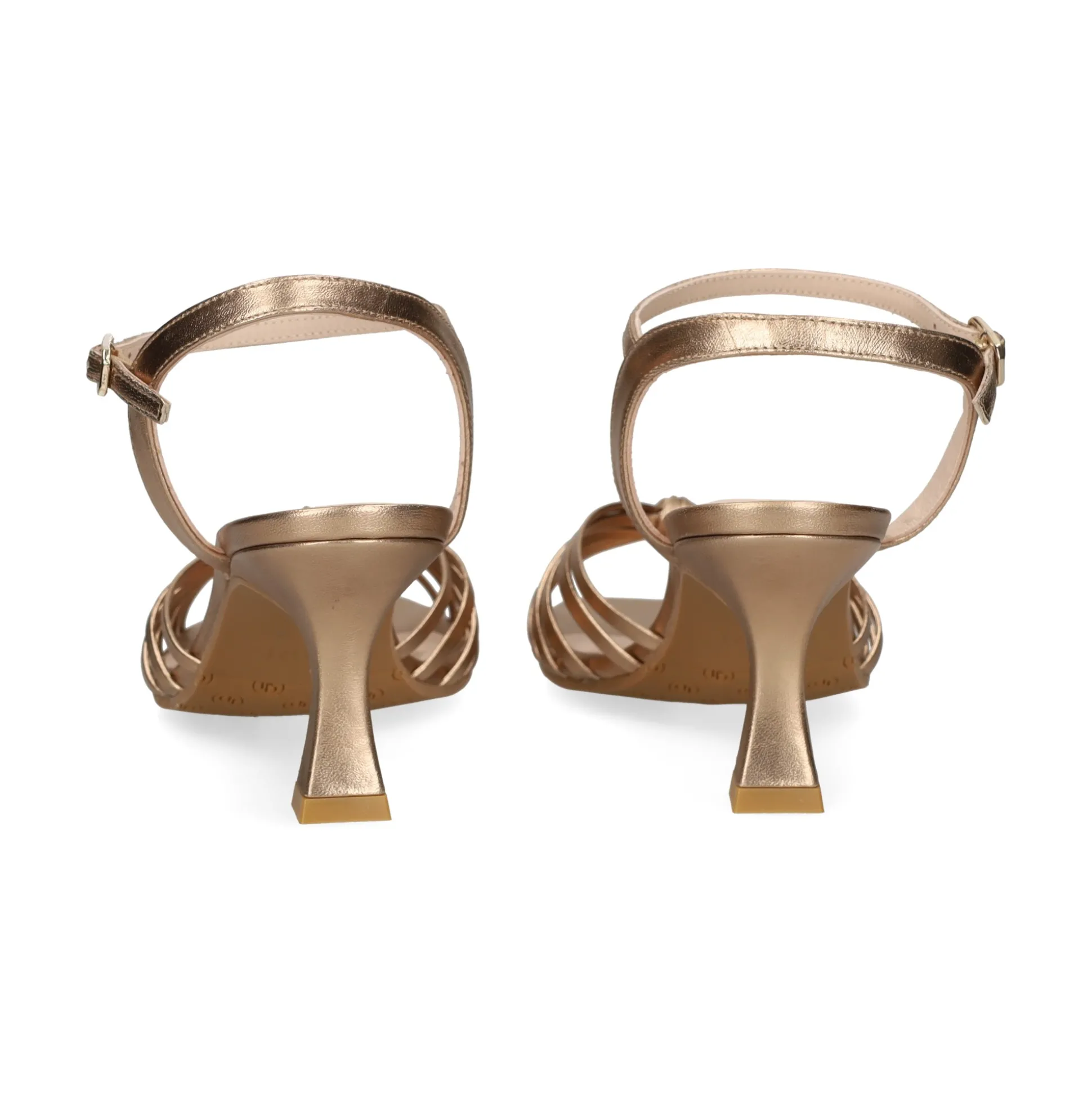 LODI Sandalias con tacón de Mujer LUSUR LATON