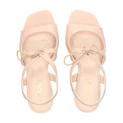 LODI Sandalias con tacón de Mujer LELIA C1 NUDE