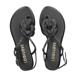 LODI Sandalias planas de Mujer BR5500 C1 NEGRO