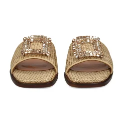 LODI Sandalias planas de Mujer NU4890 RAFIA NATURAL C