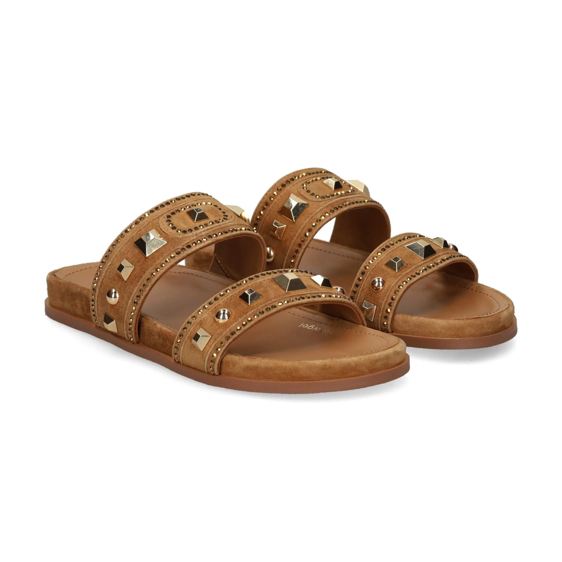 LODI Sandalias planas de Mujer A-POL C4 CAMEL
