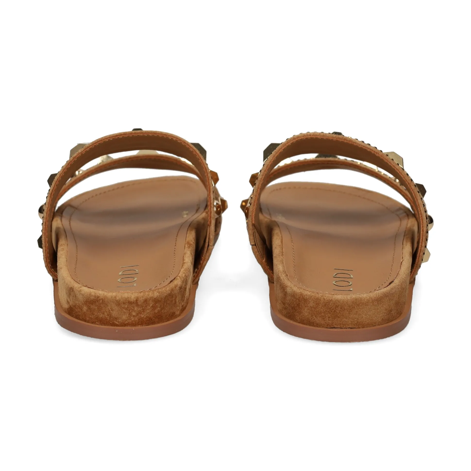 LODI Sandalias planas de Mujer A-POL C4 CAMEL