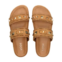 LODI Sandalias planas de Mujer A-POL C4 CAMEL