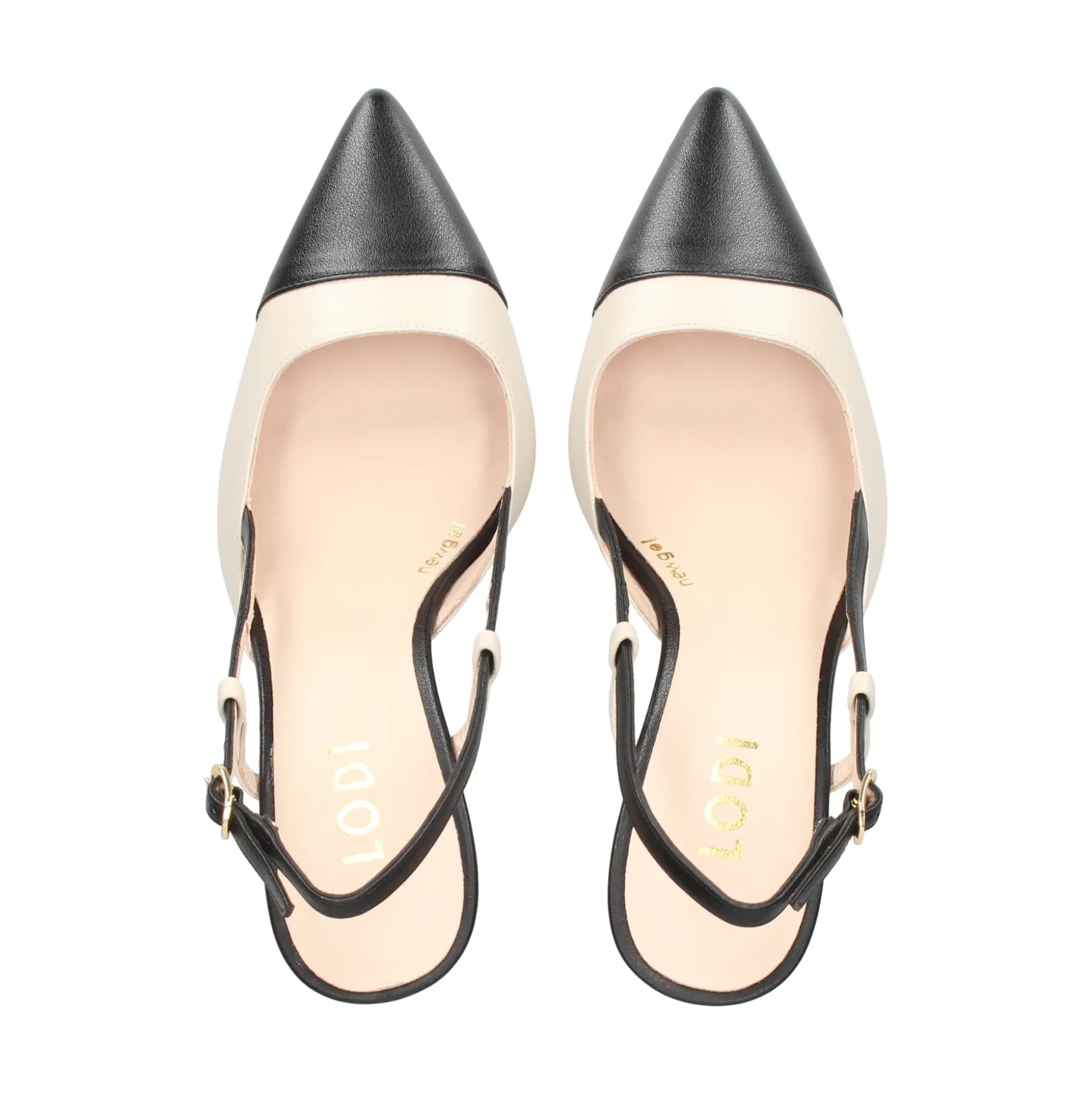 LODI Zapatos de tacón alto RIREN NEGRO+COTTON