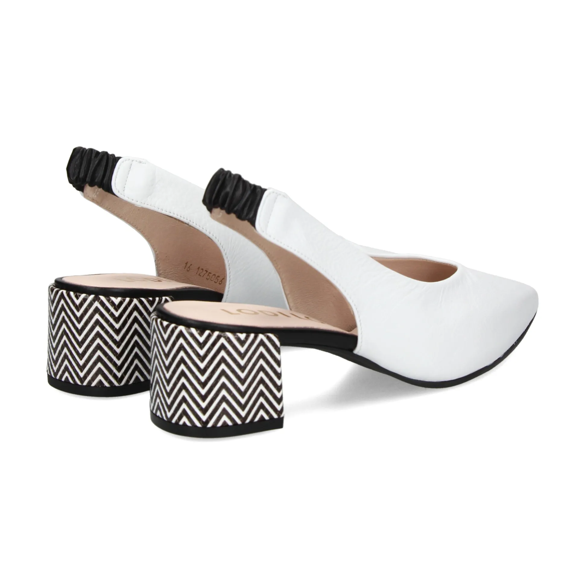 LODI Zapatos de tacón bajo COR1153LOV BLANCO/B/N