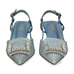 LODI Zapatos de tacón medio de Mujer BALL AZURRO