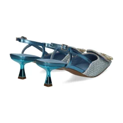 LODI Zapatos de tacón medio de Mujer BALL AZURRO