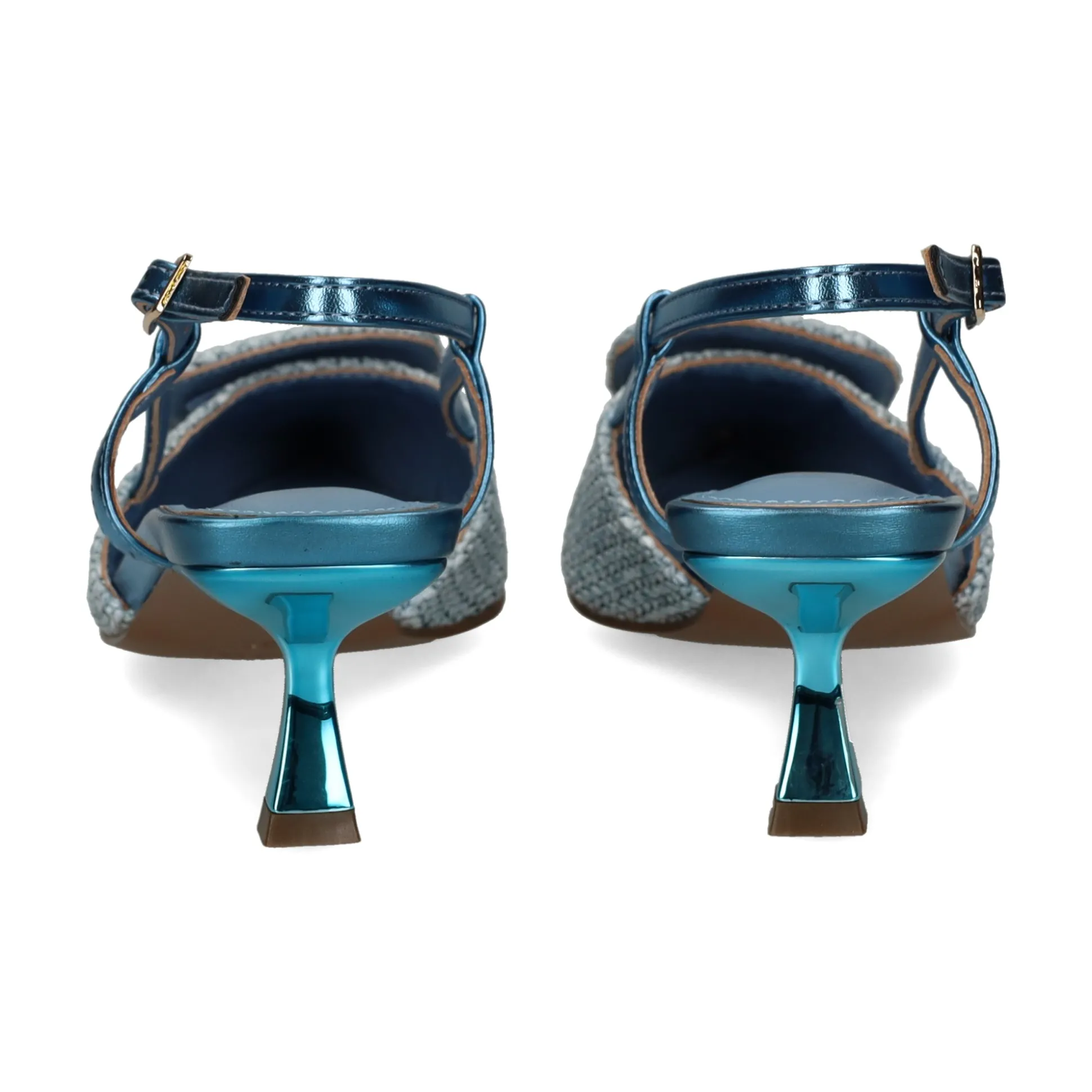 LODI Zapatos de tacón medio de Mujer BALL AZURRO