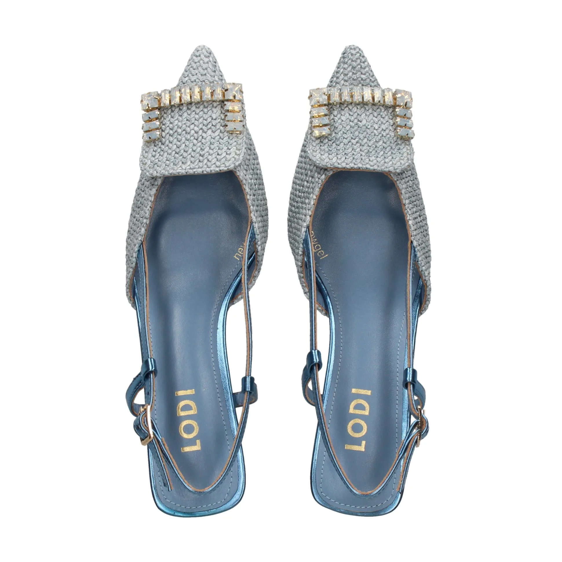 LODI Zapatos de tacón medio de Mujer BALL AZURRO