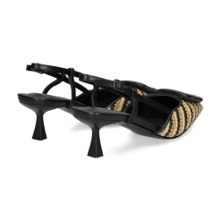 LODI Zapatos de tacón medio de Mujer BESO EGRO-NATURAL