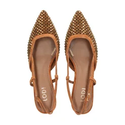 LODI Zapatos de tacón medio de Mujer A-CASIA C501 CHOCOLATE