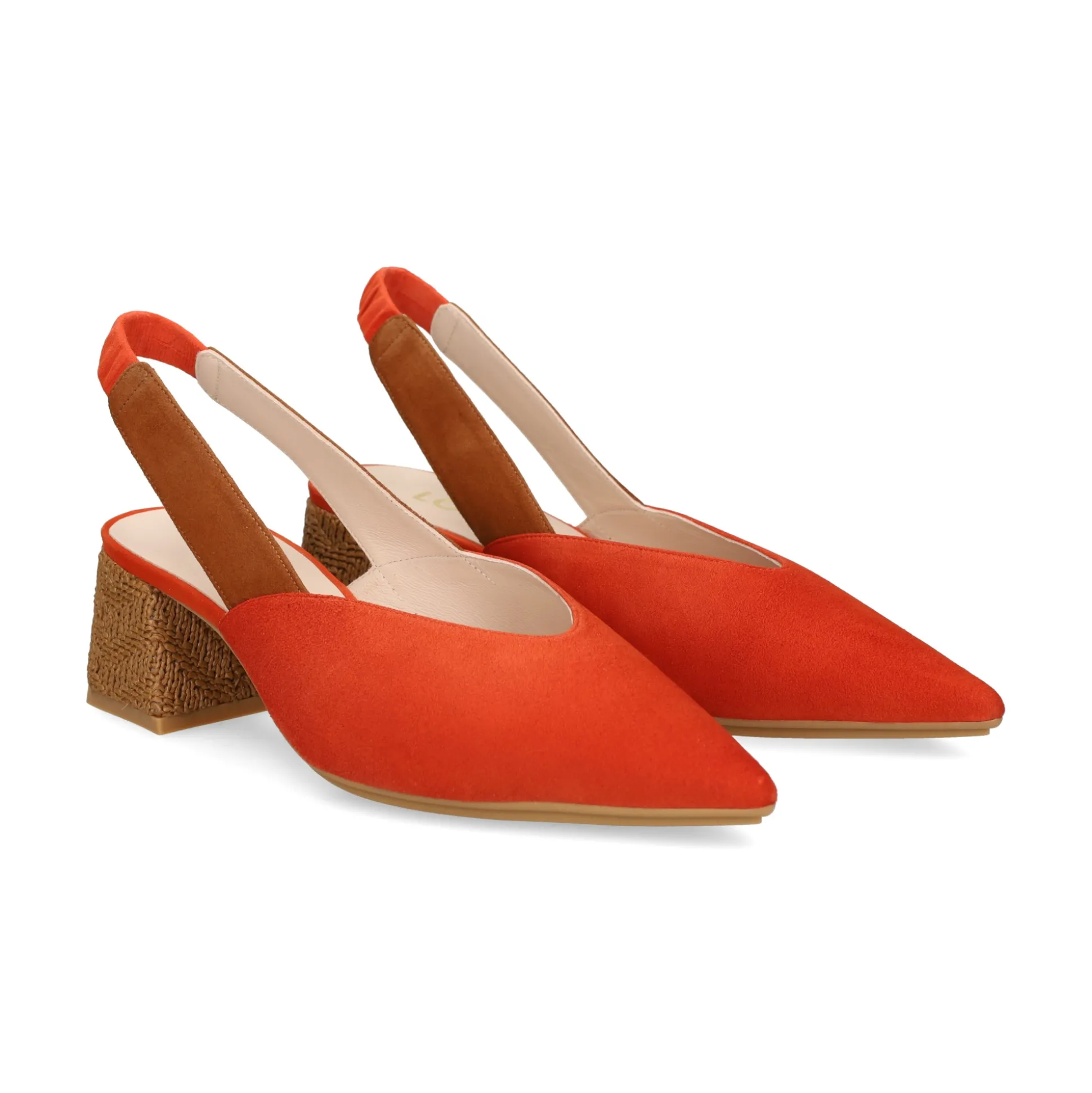 LODI Zapatos de tacón medio de Mujer CHISTA CALDERA/TABACO