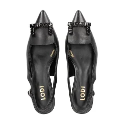 LODI Zapatos de tacón medio de Mujer RINO NEGRO