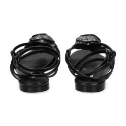 LOLA CRUZ Sandalias planas de Mujer 057Z13BK NEGRO