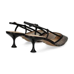 LOLA CRUZ Zapatos de tacón medio de Mujer 188Z13BK NEGRO