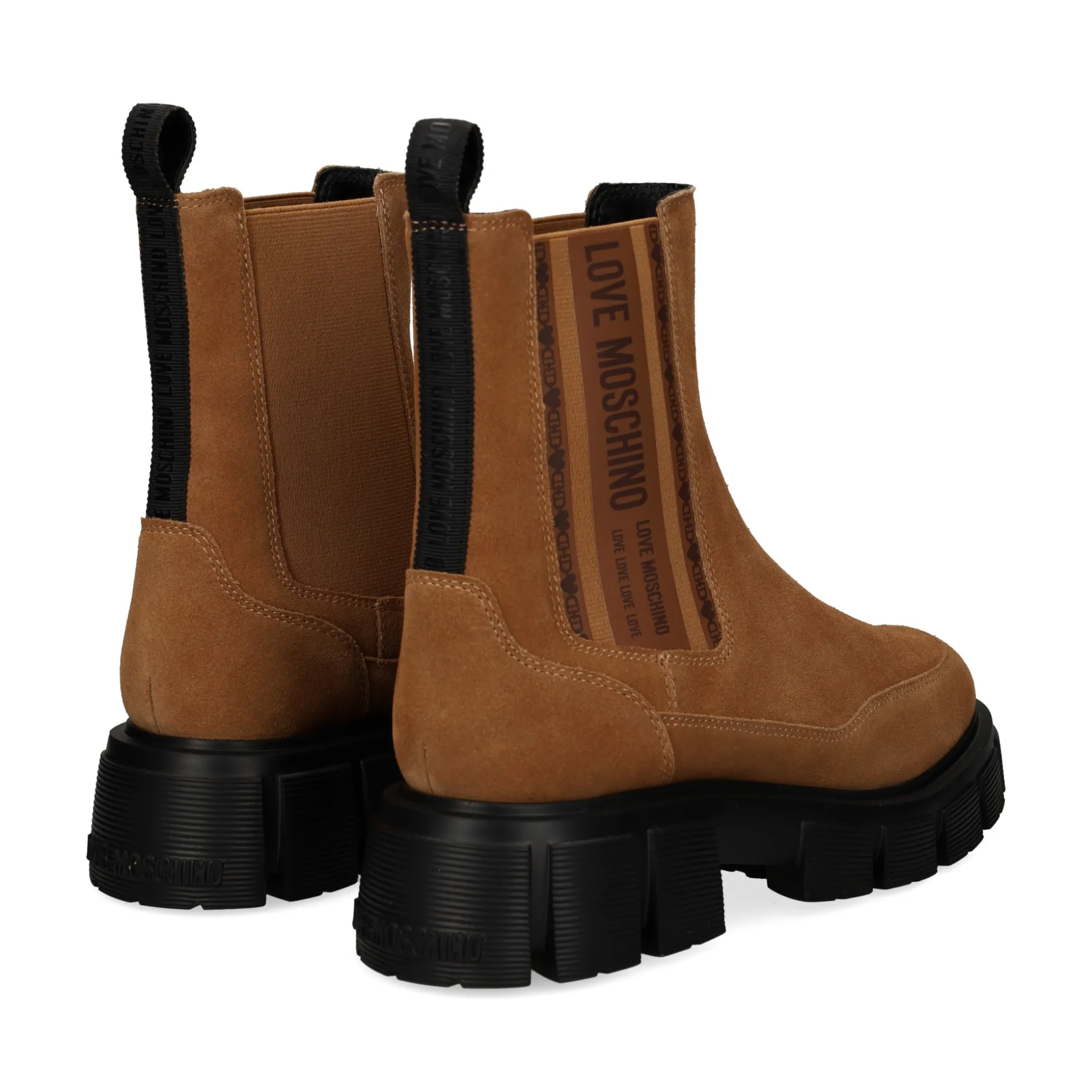 LOVE MOSCHINO Botines con tacón de Mujer JA24075G1N 210 COGNAC