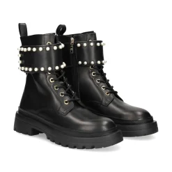 LOVE MOSCHINO Botines planos de Mujer JA24235G0L 000 NEGRO