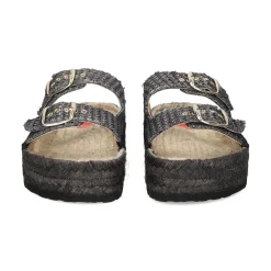 LOVE MOSCHINO Sandalias con plataforma de Mujer JA28393G0M 000 NEGRO